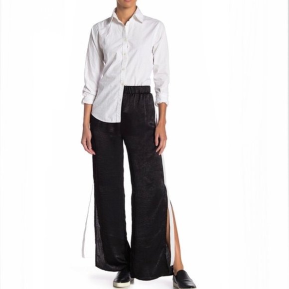 Know One Cares Pants - KNOW ONE CARE Side Striped Split Pants